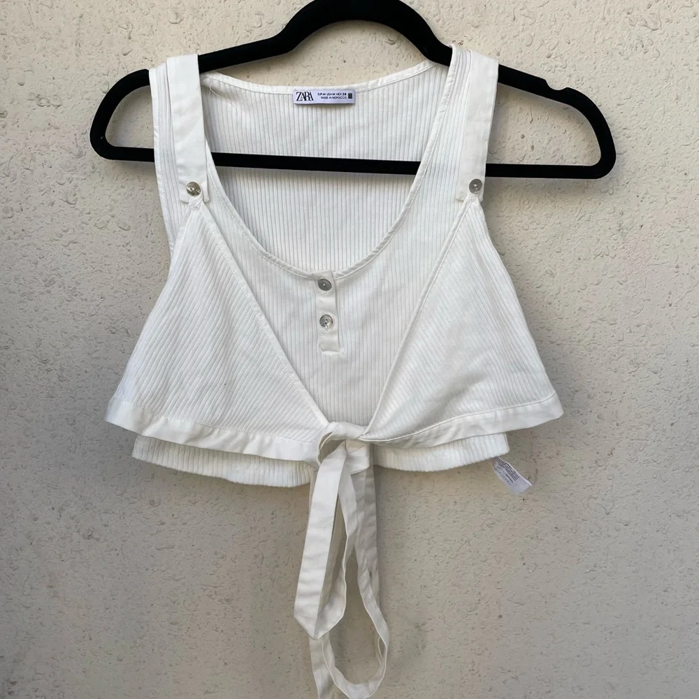 Zara brand new limited edition bohemian summer crop top (cotton) - Picture 7 of 9